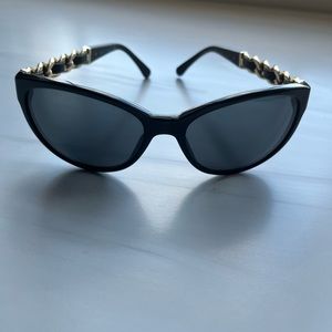 Chanel chain strap sunglasses authentic